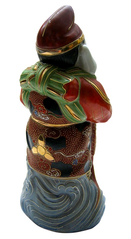 Эбису, один из Семи Богов Счастья, японская фарфоровая статуэтка, 1920-е гг.