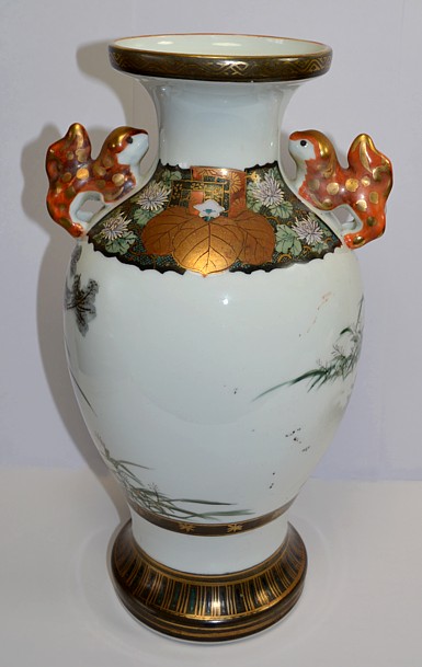 японская антикварная фарфоровая ваза, 1860-80-е гг.