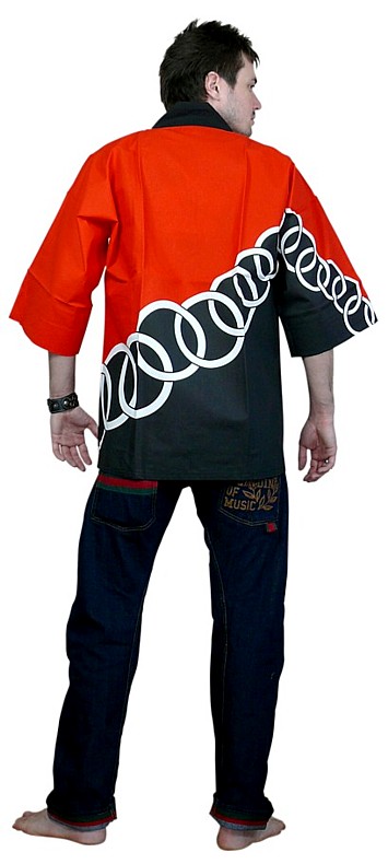 японская традиционная одежда: куртка ХАНТЭН, хлопок 100%