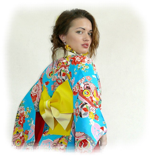 кимоно и оби