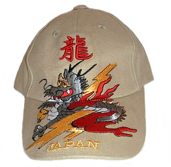 японская бейсболка с вышивкой ДРАКОН