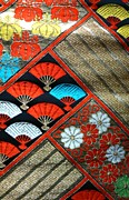 японский традиционный пояс оби для женского кимоно, винтаж, 1950-е гг.